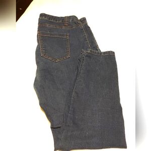 Forever 21 Strechy Dark Blue Denim Jeans. Size 16. Preloved.